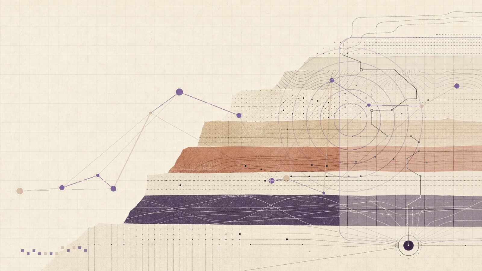 Claude Sonnet 4.6, reviewed: warm clay layers and branching decision routes.