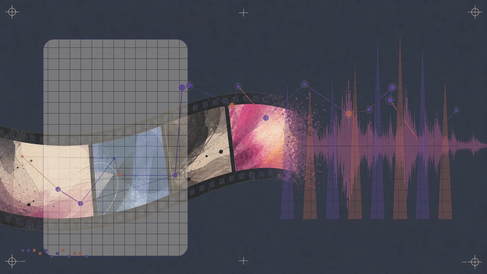 Voice models compared: ElevenLabs, Whisper, OpenAI, Cartesia: waveform bands and frame sequences.